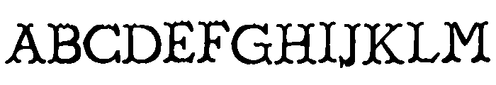 Azai Font UPPERCASE