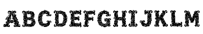 Azal Regular Font UPPERCASE