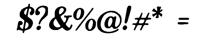 Azariah Font OTHER CHARS