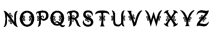 Aziel Regular Font LOWERCASE