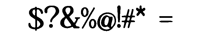 Aziley Font OTHER CHARS