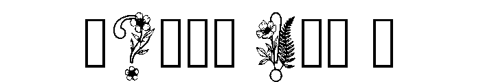 Azim Regular Font OTHER CHARS