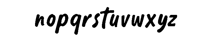 Azmee Italic Font LOWERCASE
