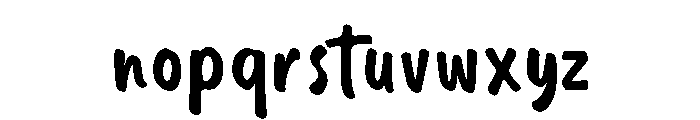 Azmee Font LOWERCASE