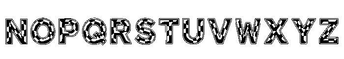 Azoll Regular Font UPPERCASE