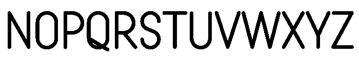 Azora Opal Font UPPERCASE