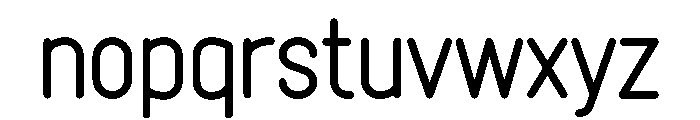 Azora Opal Font LOWERCASE