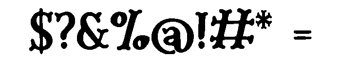 Azul Font OTHER CHARS