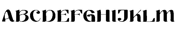 Azula Font UPPERCASE