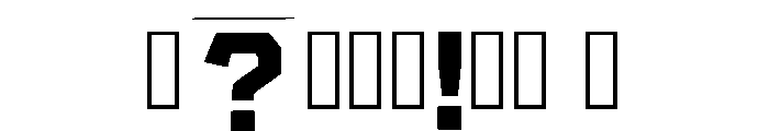 Azusa Regular Font OTHER CHARS