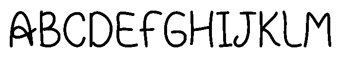 Azzly Font UPPERCASE