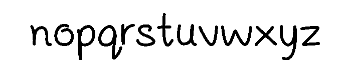 Azzly Font LOWERCASE