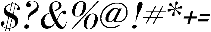 Azalea otf (400) Font OTHER CHARS