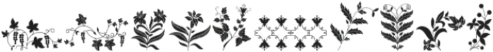 Azalleia Ornaments Two ttf (400) Font OTHER CHARS