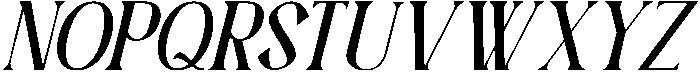 Azekna Italic otf (400) Font UPPERCASE