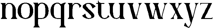 Azekna otf (400) Font LOWERCASE