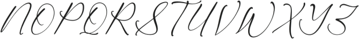 Azelly Vellyne Italic otf (400) Font UPPERCASE