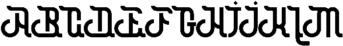 Azkia Regular otf (400) Font UPPERCASE