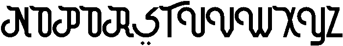 Azkia Regular otf (400) Font UPPERCASE