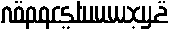 Azkia Regular otf (400) Font LOWERCASE