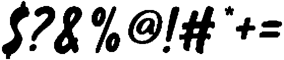 Azmee Italic otf (400) Font OTHER CHARS