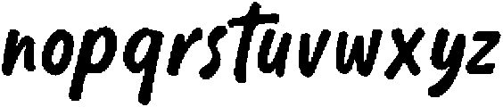 Azmee Italic otf (400) Font LOWERCASE