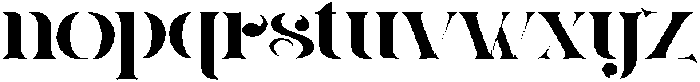 Azoya Regular otf (400) Font LOWERCASE