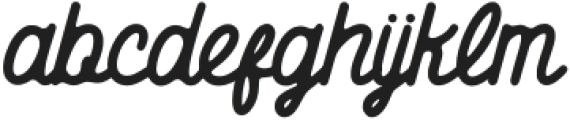 AzureGarden-Regular otf (400) Font LOWERCASE
