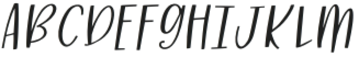 Azusa Sans Italic otf (400) Font LOWERCASE