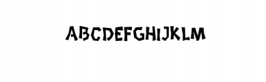 Azmatt.otf Font UPPERCASE