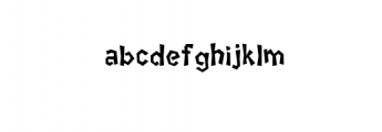 Azmatt.ttf Font LOWERCASE