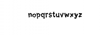 Azmatt.ttf Font LOWERCASE