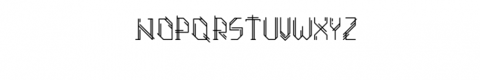 Azteker - Ancient Fantastic Font Font UPPERCASE