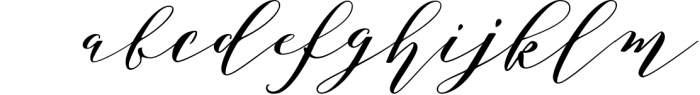 Azalea Script Font LOWERCASE