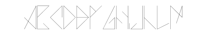 AZO - Tipografia normal Font LOWERCASE