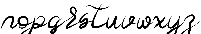 Azazax Font LOWERCASE