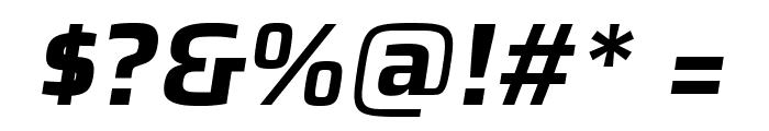 Azeri Sans Bold Italic Font OTHER CHARS