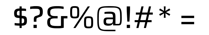 Azeri Sans Regular Font OTHER CHARS