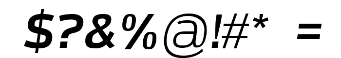 AzoftSans-BoldItalic Font OTHER CHARS