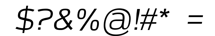 AzoftSans-Italic Font OTHER CHARS