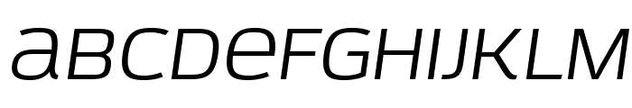AzoftSans-Italic Font LOWERCASE