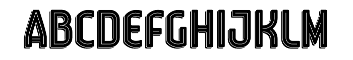 Azzuri Calcio Personal Use 3 Font UPPERCASE