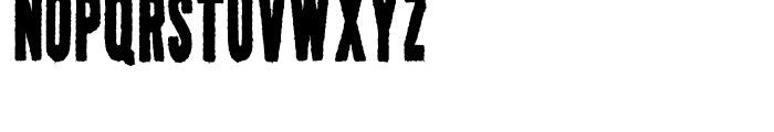 AZ New Rough Font UPPERCASE
