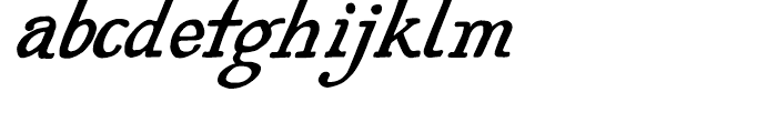 AZ Plug Italic Font LOWERCASE