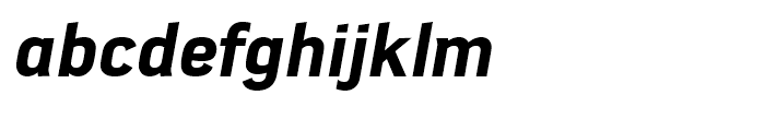 Azbuka Heavy Italic Font LOWERCASE