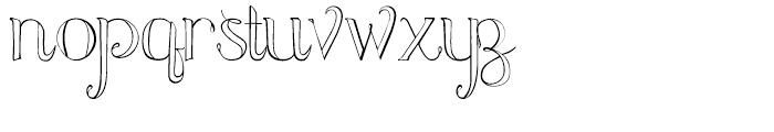 Azola Cursive Font LOWERCASE