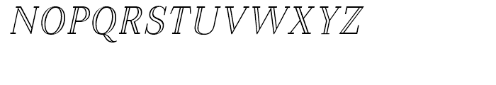 Azote Italic Font UPPERCASE