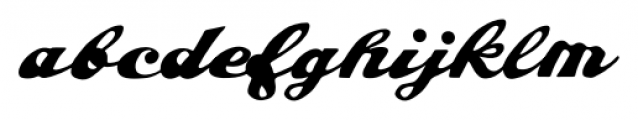 AZ Hobie Italic Font LOWERCASE