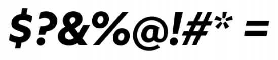 Azo Sans Bold Italic Font OTHER CHARS