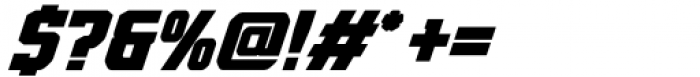 AZN Knuckles Varsity Stencil Bold Italic Font OTHER CHARS